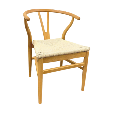 Wishbone Chair-Natural with Woven Seat